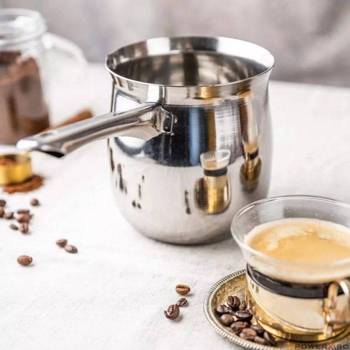 Ibric pentru cafea si ceai, din inox, 0.7L, Kinghoff