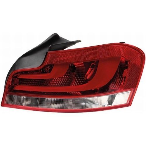 Stop spate lampa Bmw 1 (E82/E88), 03.2011-10.2013 Cabriolet/Coupe, partea Dreapta, tip bec H21W+P21W+PY21W+W16W; fumuriu; cu locas bec; Omologare: ECE, Hella