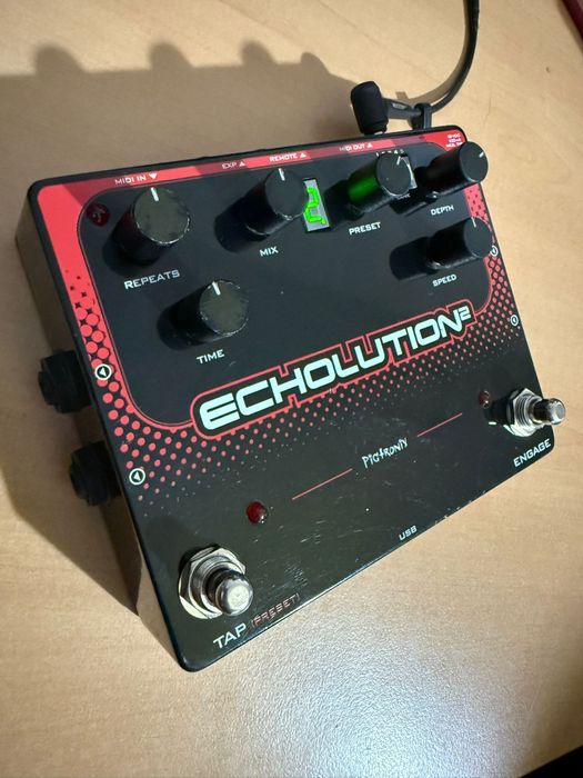 Pigtronix Echolution 2 pedala delay chitară