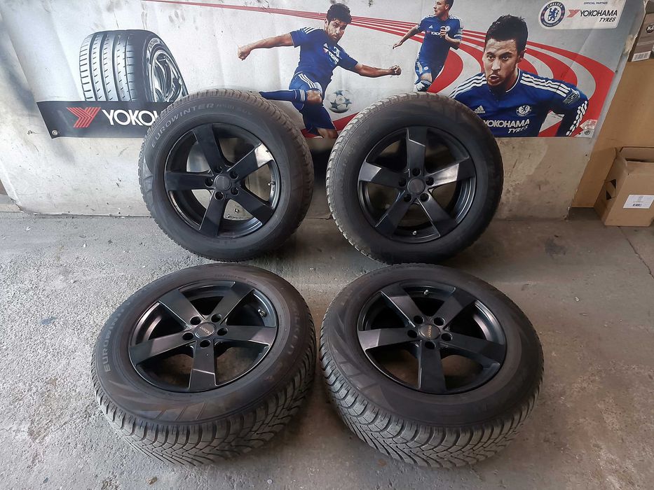 225.65.17-5x114.3/ jante aliaj cu anv de iarna / Nissan / Renault