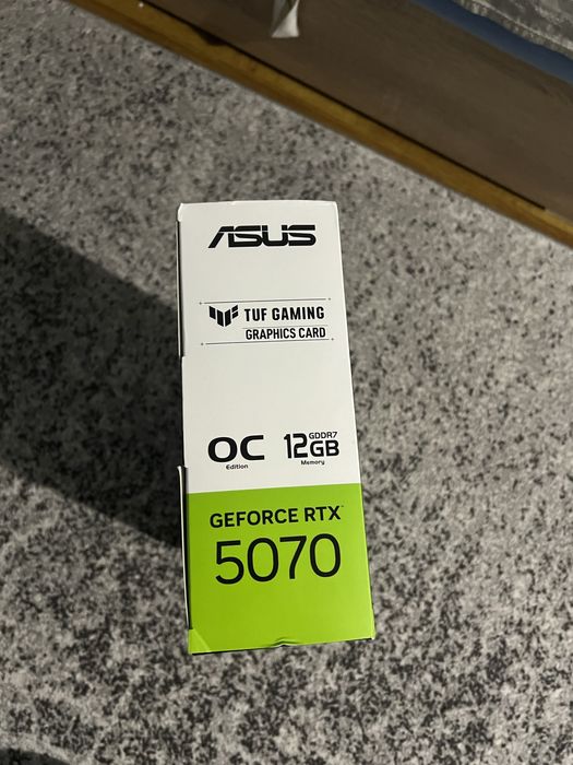 ASUS TUF Gaming GeForce RTX 5070 OC 12GB GDDR7 ЧИСТО НОВА!!!