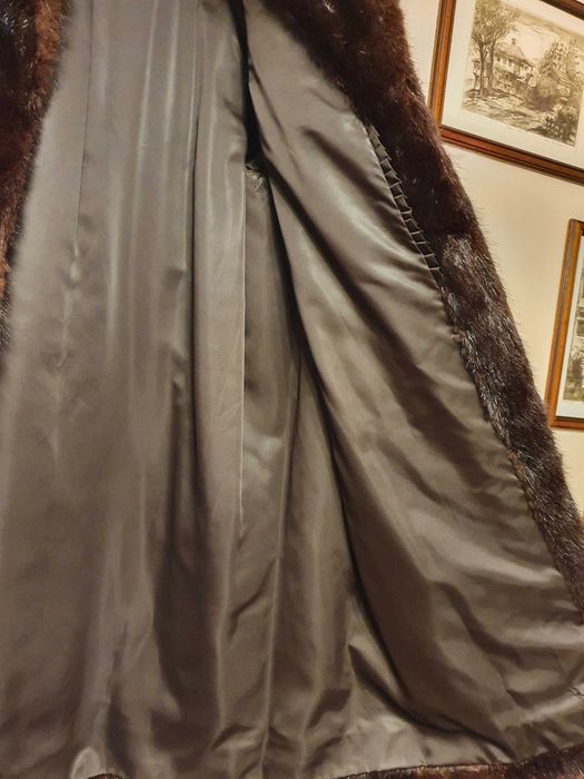 Италианско кожено палто Визон