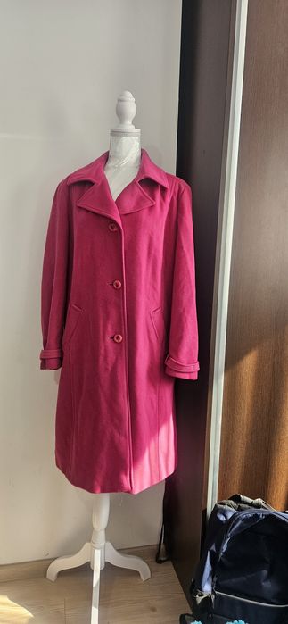 Palton fuchsia casmir