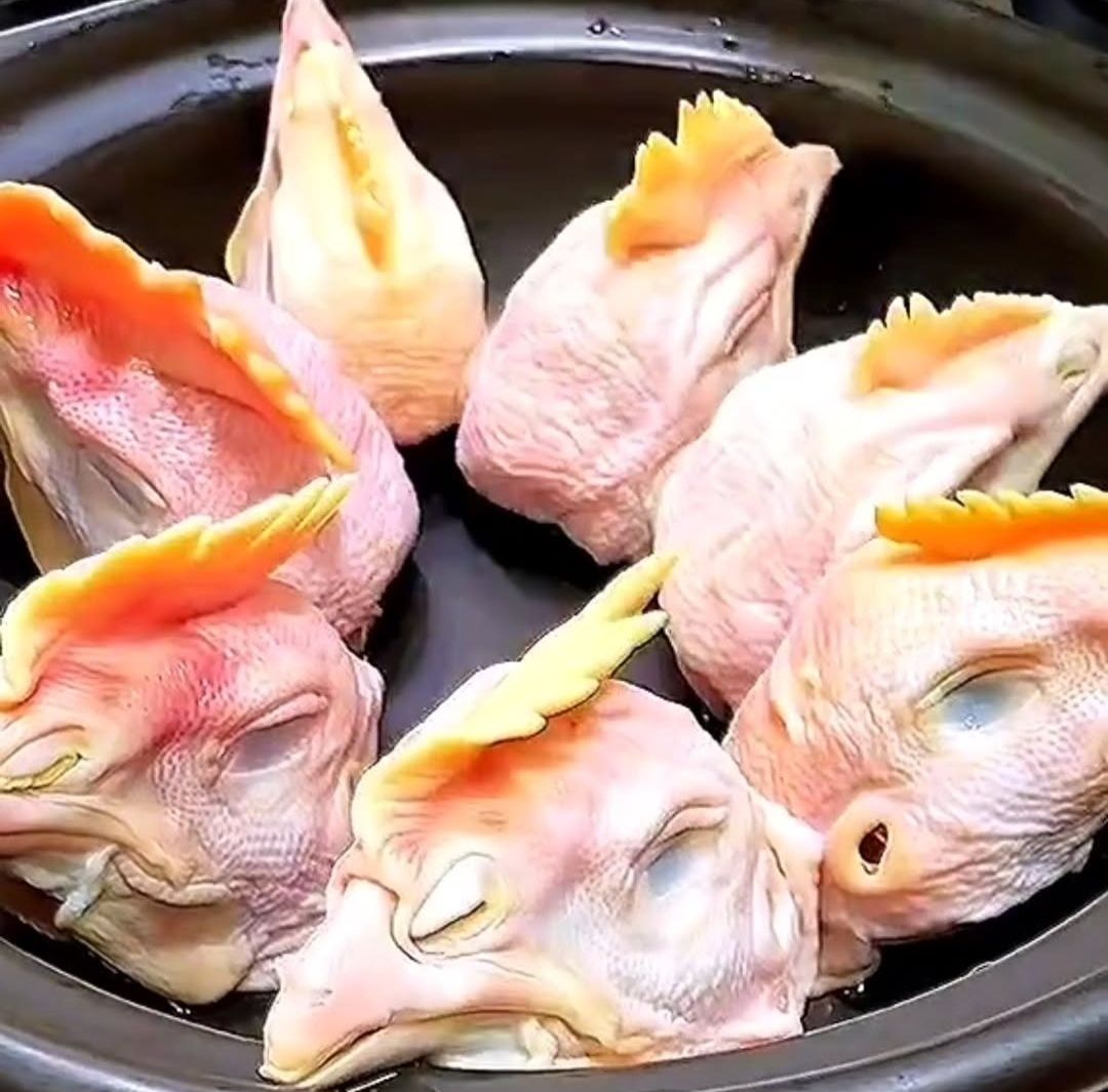 Куриные лапки, головы корм для животных