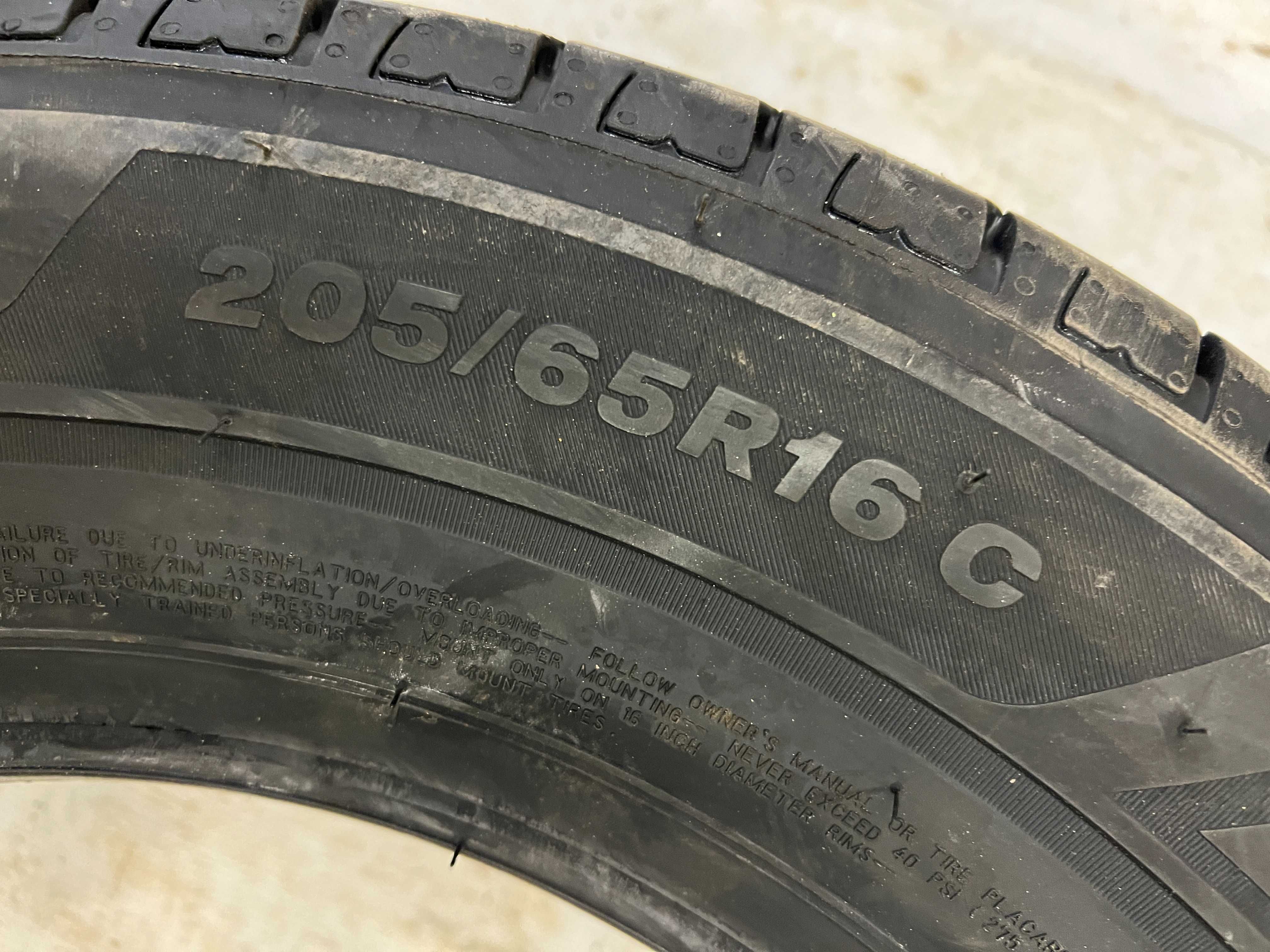 4 Нови летни бусови гуми 205/65R16C Bridgestone Duravis Van 107/105T