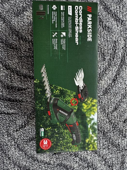 Foarfeca cu acumulator 4V 2Ah PGSA 4 B3, pentru iarba si arbusti