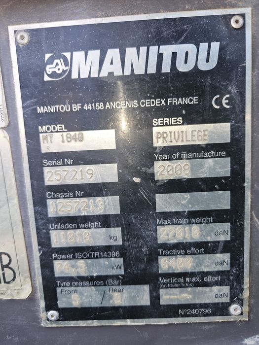 Manitou 1840 de vanzare