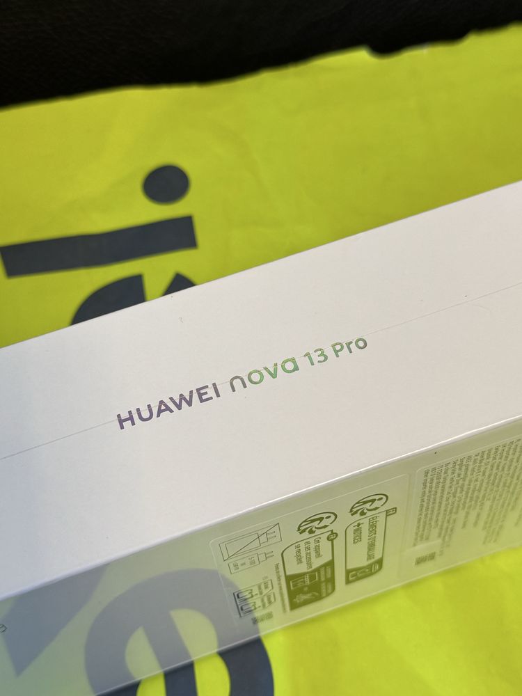 ЗАПЕЧАТАН 512GB Huawei Nova 13 Pro Yettel Гаранция 3г. 2028 Black