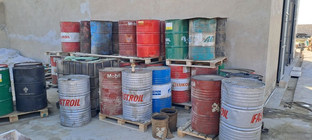 Бочка 200л использована отработка