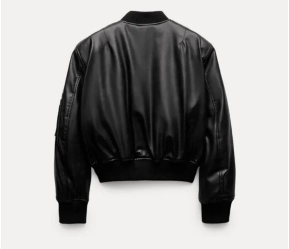 Яке от еко кожа Zara