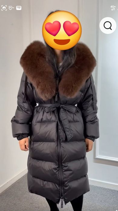 Geaca cu blana naturala