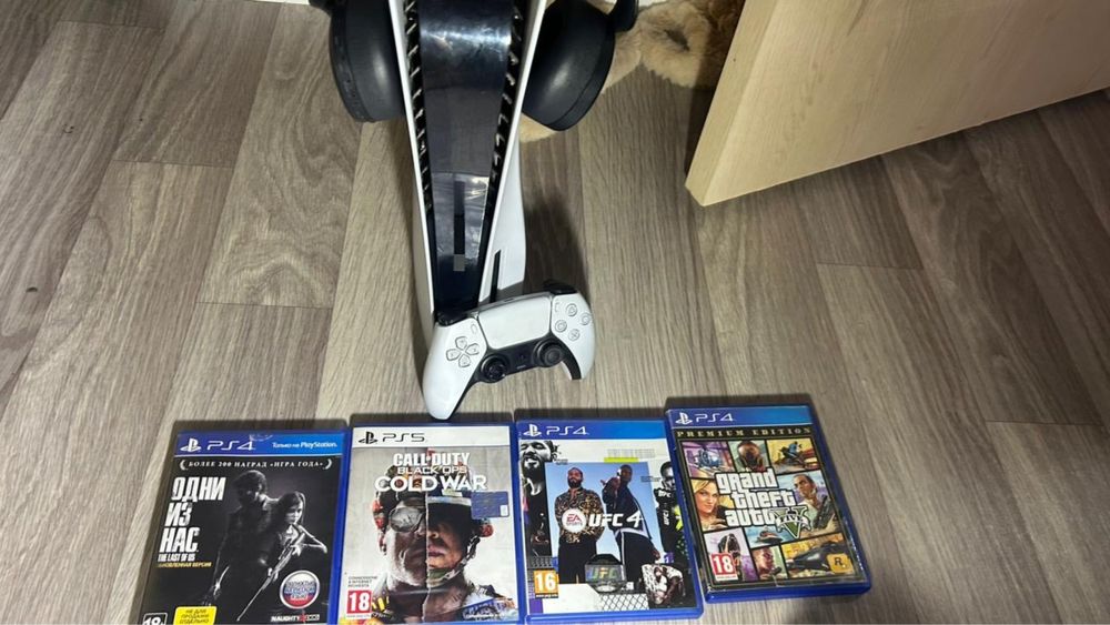 Play station 5 с двум геймпадом