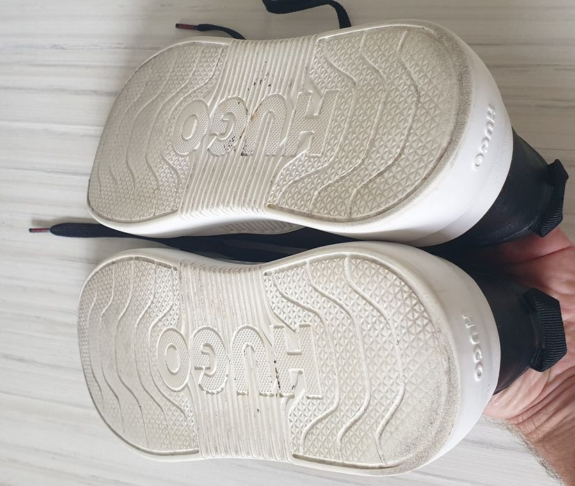 Hugo Boss HUGO Leather 42/26 .5 - 27 см ОРИГИНАЛ Мъжки кец от ест кожа