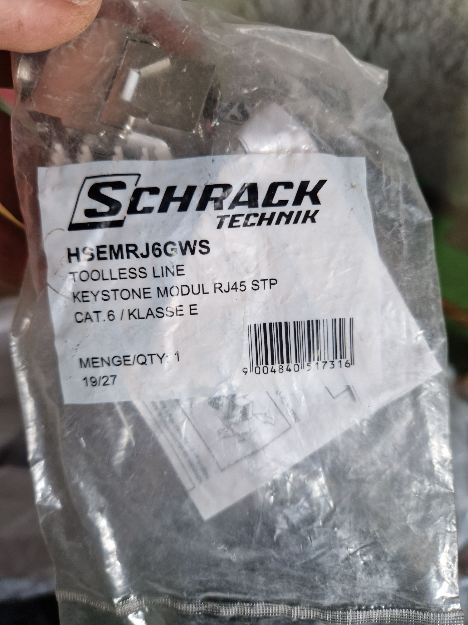 Conector rj45 schrack