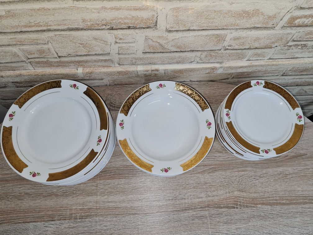 Set farfurii Moga Porcelaine Manufactures, 35 piese