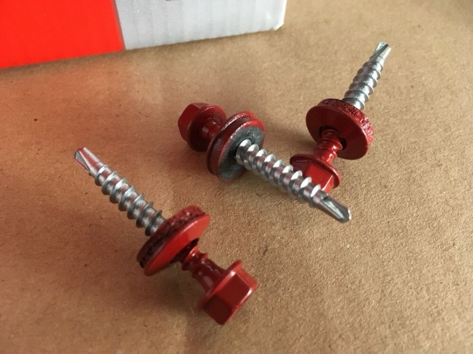 Метална керемида 2 цвята червен RAL3011 и кафяв RAL8017 ламарина ЛТ LT