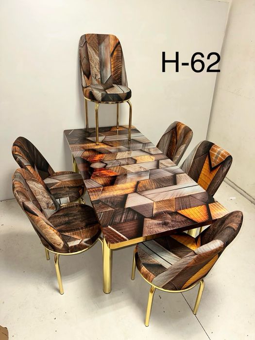 Маса и 6 стола трапезни