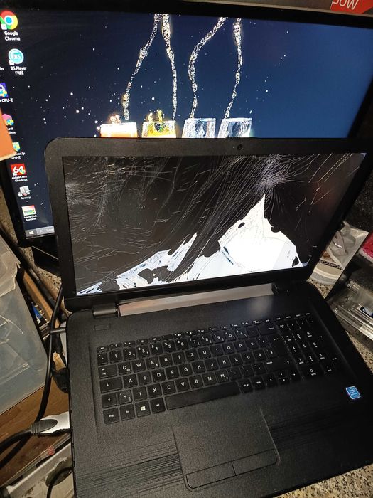 Placa baza laptop HP Pavilion 17 + carcasa completa/laptop incomplet