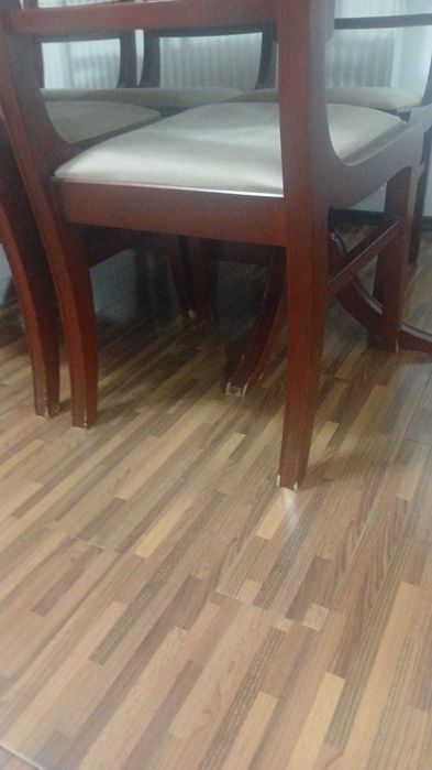 Masa lemn + scaune 6 persoane