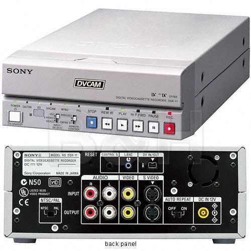 Профессиональная камера SONY HVR-Z1E / Минирекордер Sony DSR-11 DVCAM