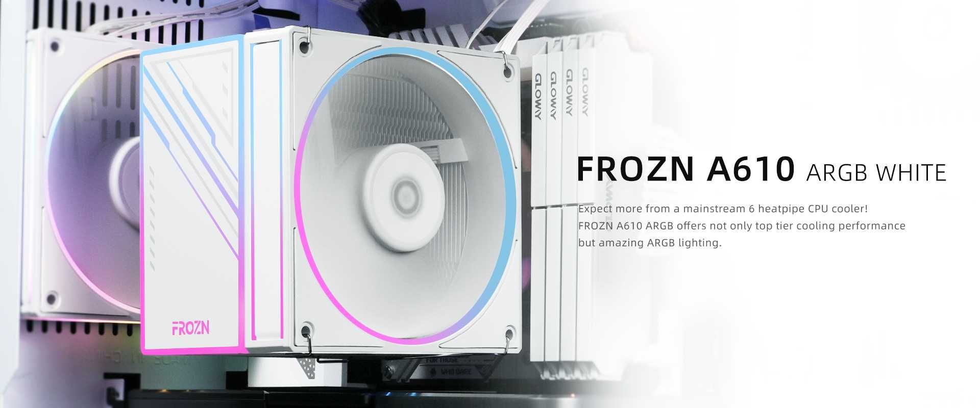 Башенный кулер ID-Cooling FROZN A610 ARGB White