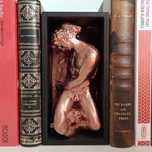 Adonis de Michelangelo, book nook, statuetă decor mitologic biblioteca