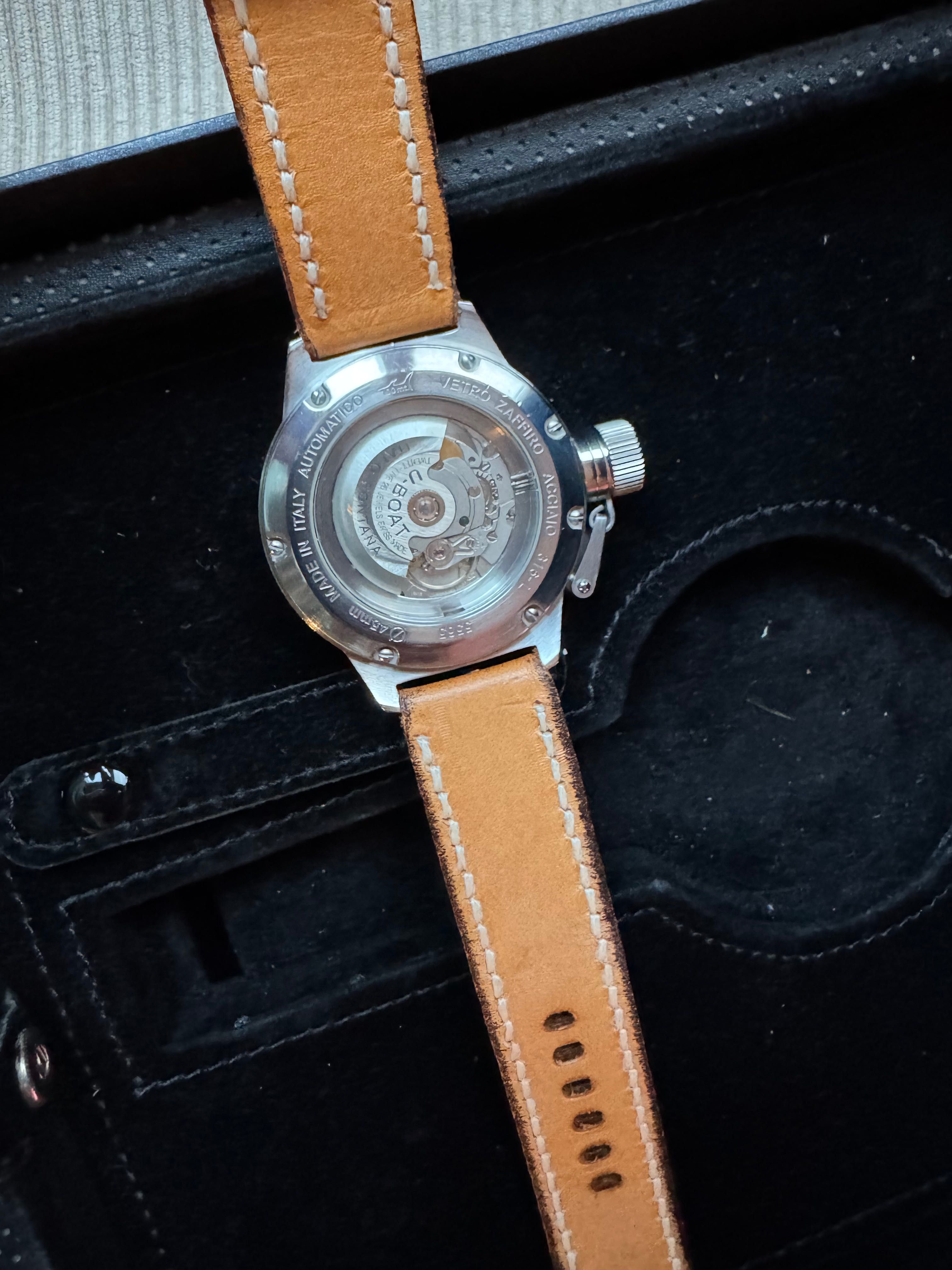 Промо: U-Boat 45 Classico Automatic, Оригинален мъки часовник