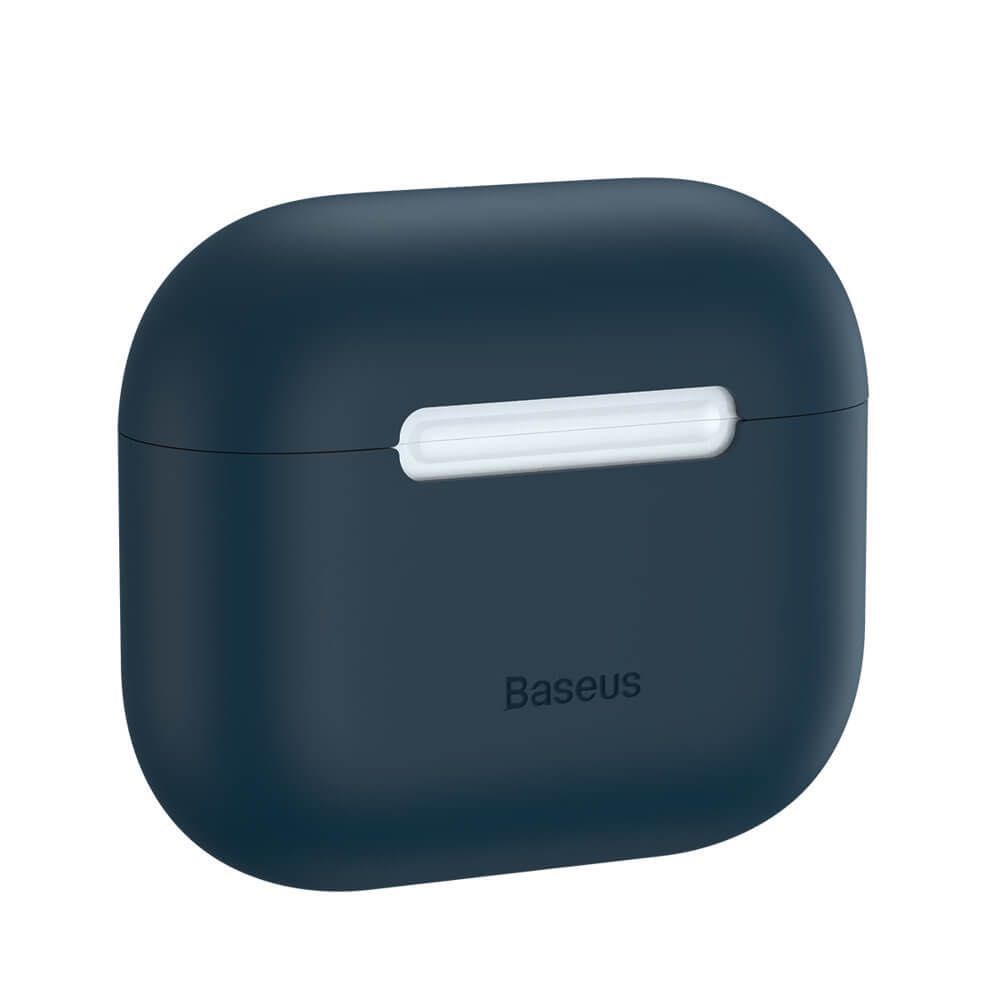 Baseus Super Thin-силиконов калъф за Apple Airpods 3/Blue/white