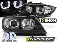 Faruri Angel Eyes 3D cu Xenon pentru BMW E90/E91 03.05-08.08
