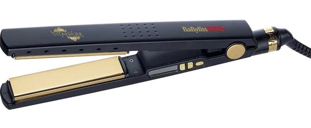 Преса за коса BaByliss PRO BAB3091BKTE Titanium-Ionic, Black