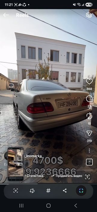 Mercedes w210 sotuda baki kotta qilingan