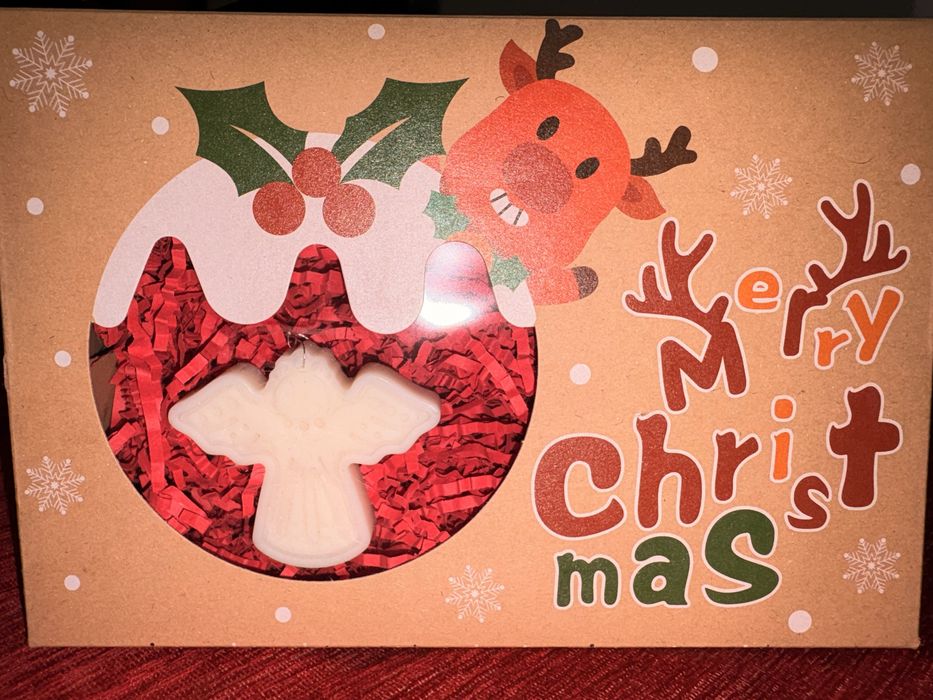 Cutie Cadou Craciun cu 3 lumanari parfumate