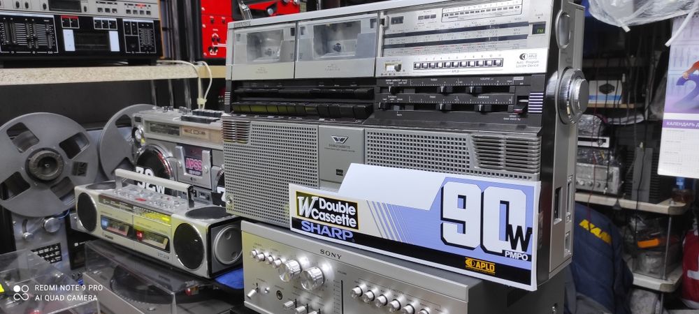 SHARP 555, кассетная магнитолла, скидкаЯпония,в Алматы