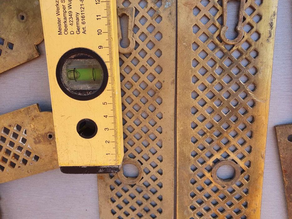 белгийски барокови дръжки за врата от месинг