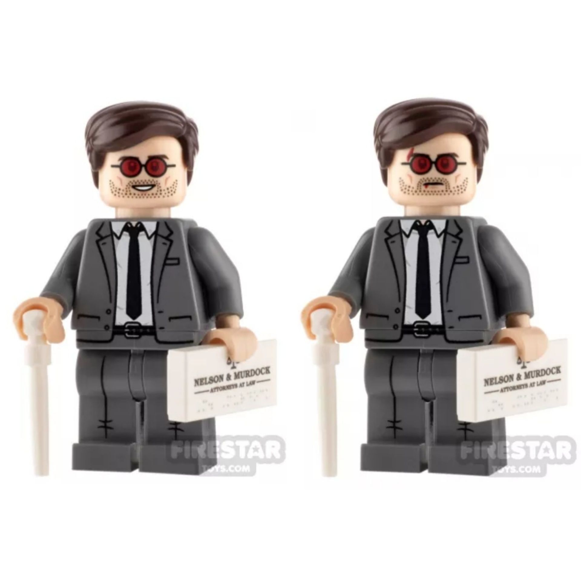 Figurină Lego Custom Marvel Matt Murdock Daredevil Firestartoys