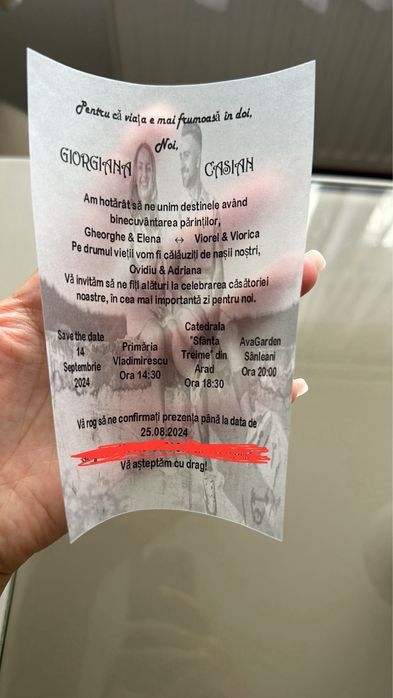 Realizez invitații online personalizate si ziare