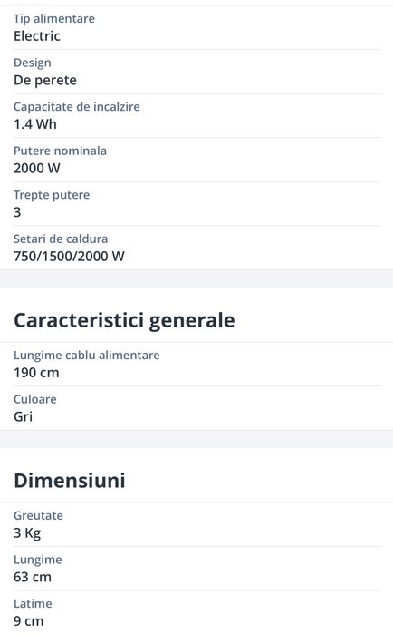 Încălzitor terase exterior halogen clasa IP65 rezistent la apă