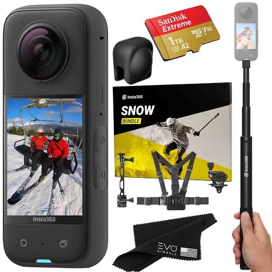 Insta360 x3 Snow Bundle + 3m carbon stick