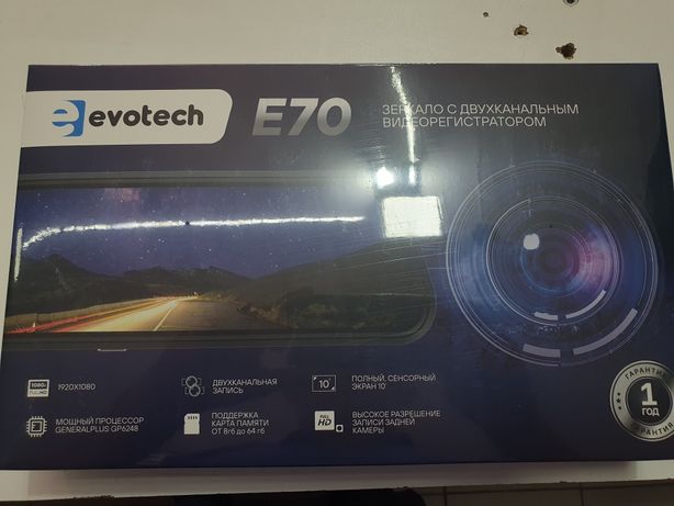 Видеорегистратор Evotech E70 двухканальны видеорегистратор