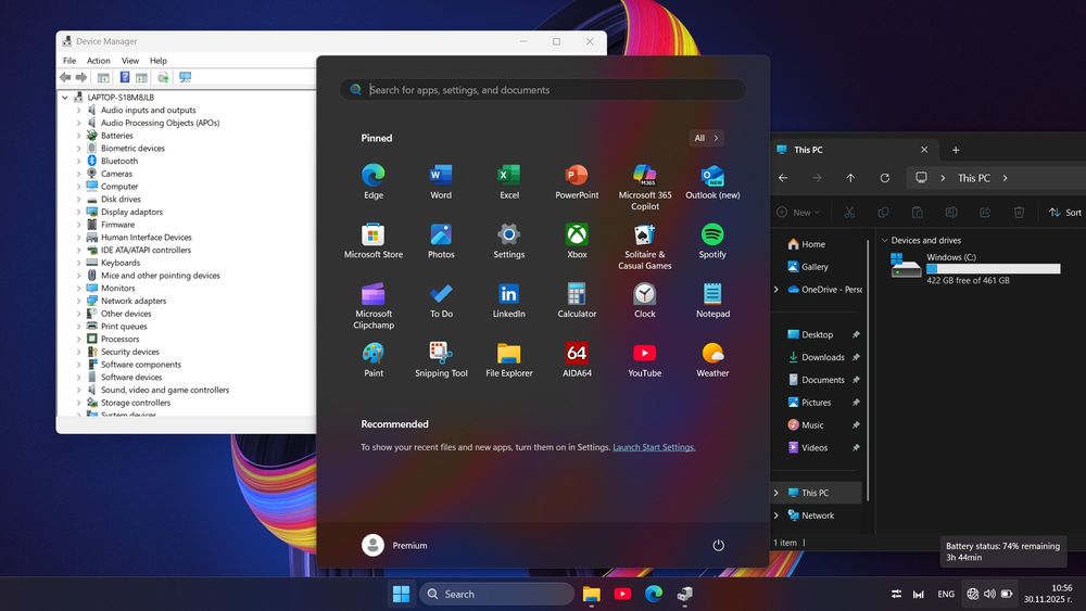Лаптоп HUAWEI Matebook D15, 15.6" Intel i3, 512GB NVMe, 8GB RAM