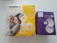 Електрическа помпа Medela swing flex+подарък подплънки+пликове за кърм