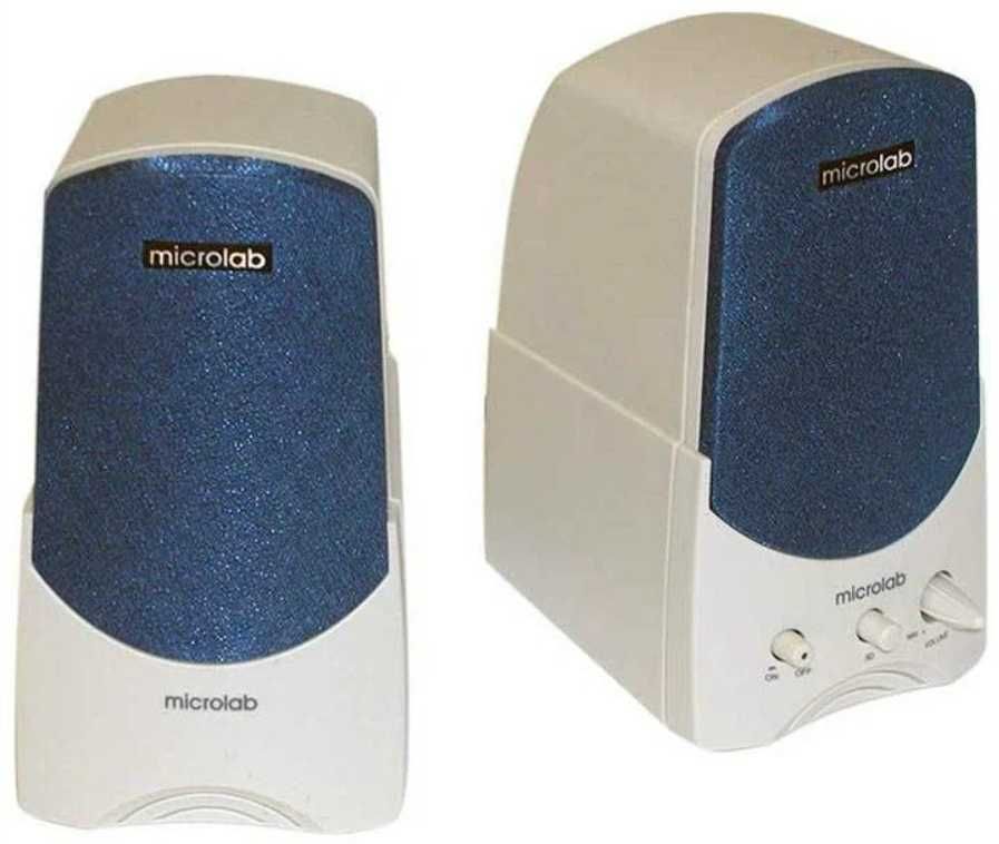 Мощные колонки Microlab, внешние питания. Функция 3D
