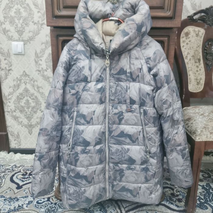 Зимняя куртка женская оверсайз