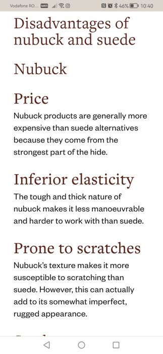 Jacheta noua piele Nabuc Timberland L