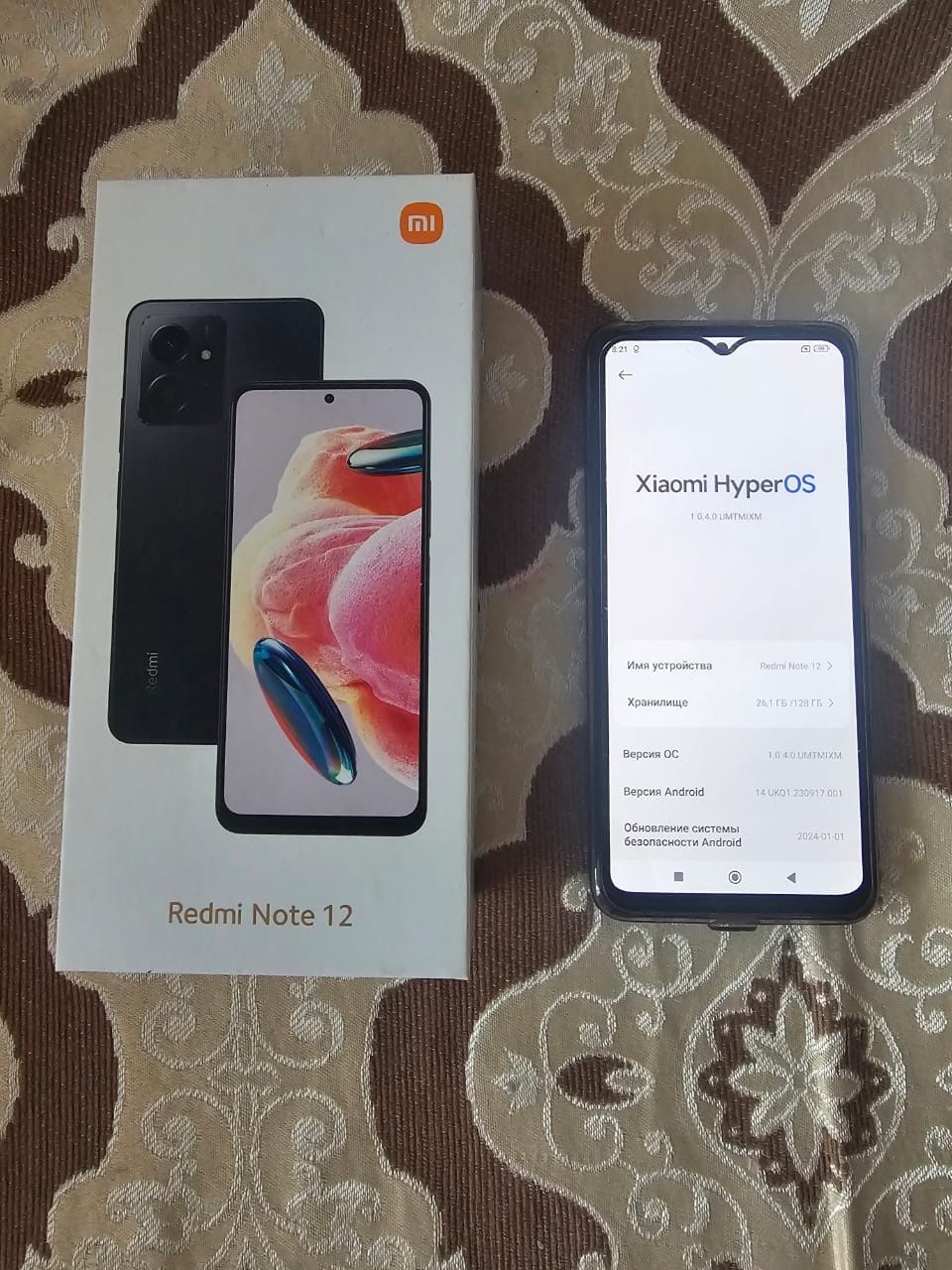 Телефон смартфон redmi note12