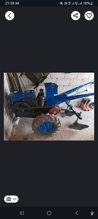motocultor zubr  900 cm3 diesel