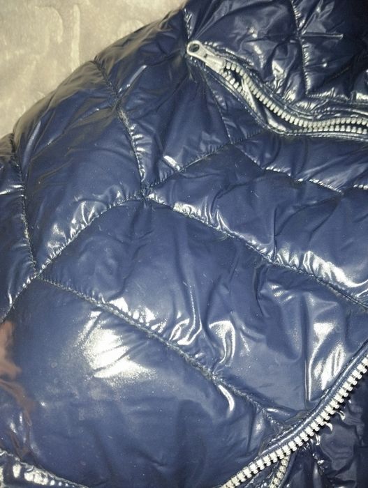 Удлиненный пуховик на меху