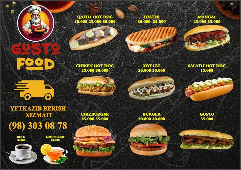 Fas food gusto sotiladi