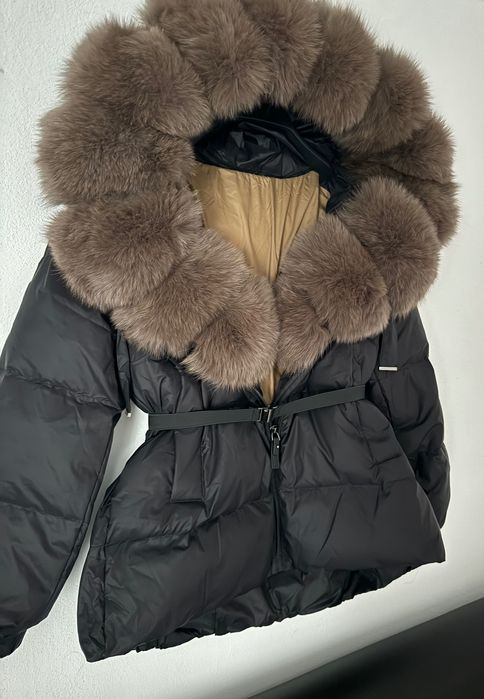 Geaca cu blana naturală