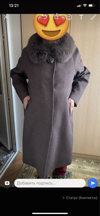 СРОЧНО! НОВОЕ Кашемировое пальто Турция